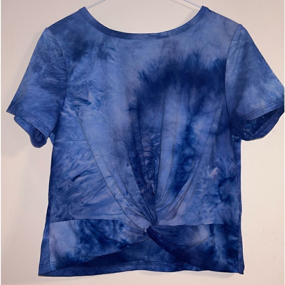 Gaze tye dye tie front top size meduim